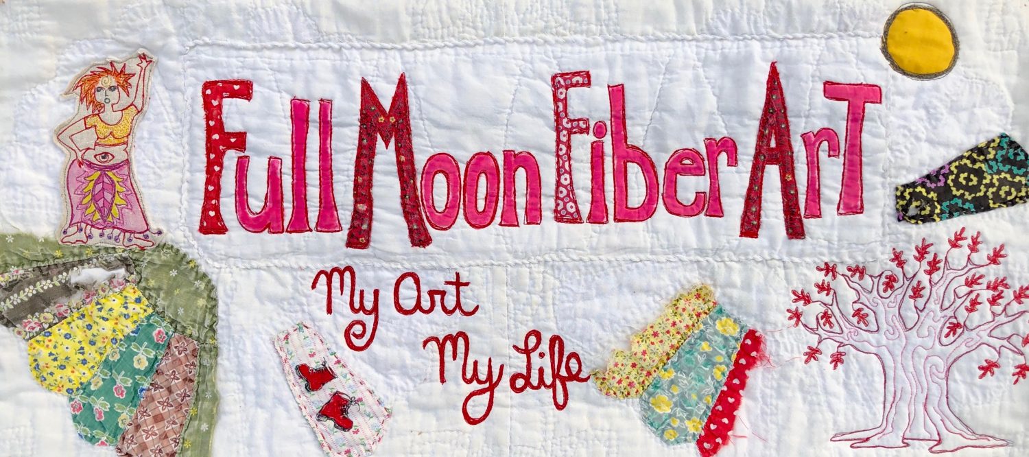 Full Moon Fiber Art Header