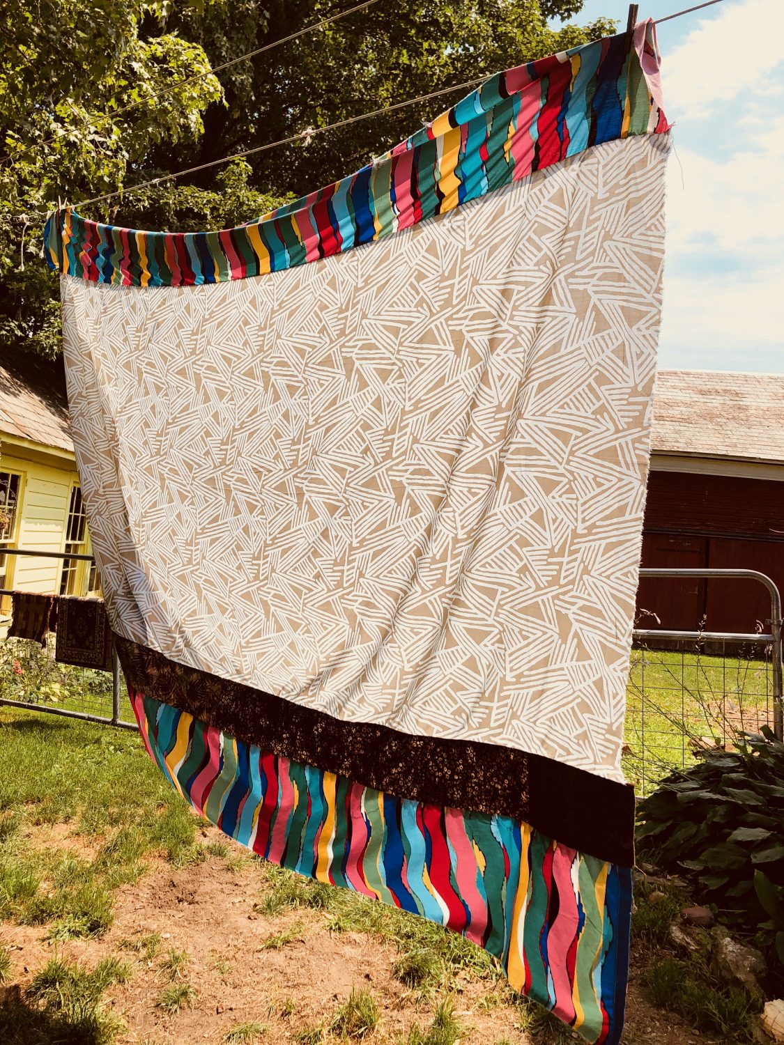 Backing and Tacking - Fullmoonfiberart.com