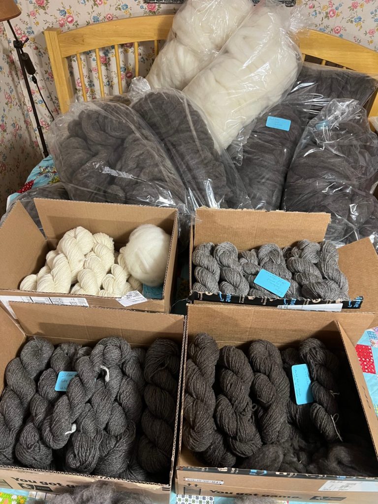 Getting My Wool Ready To Sell - Fullmoonfiberart.com